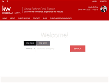 Tablet Screenshot of lindabohne.com